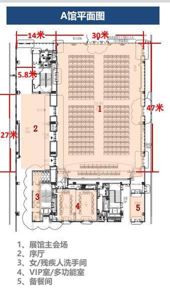 广州国际医药展贸中心会议会展中心A馆场地尺寸图14